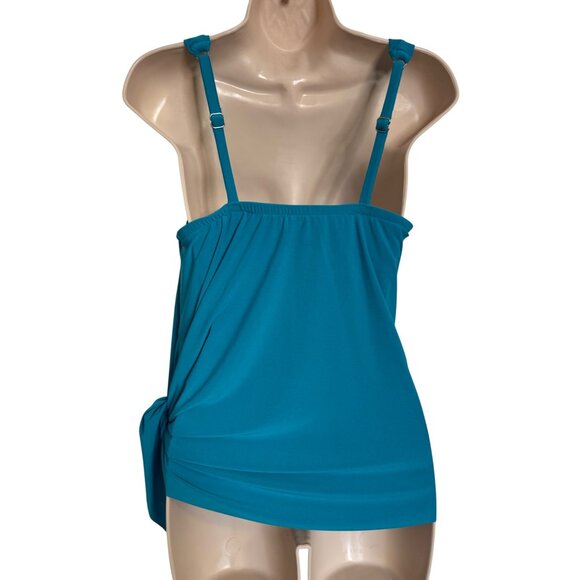 Magicsuit Tankini Top Size 8 Underwire Teal NWT $124 - Picture 2 of 10